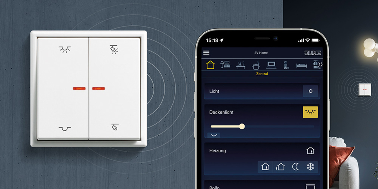 KNX RF Taster bei Elektro Köll GmbH in Hausham